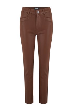 hoxton slim ankle jean in cognac coated