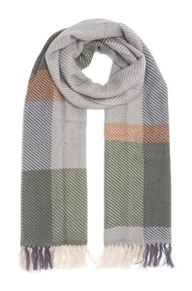 mika scarf in marble grey