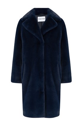 camille coat in navy