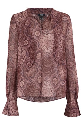 maline blouse in mesa rose