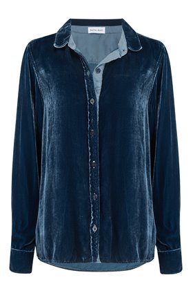 contrast halle shirt in moonlit ocean