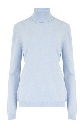 classic roll collar in sky marl