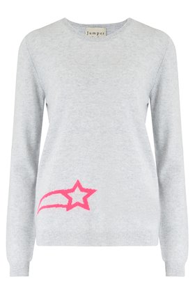 charm crew in grey & pink
