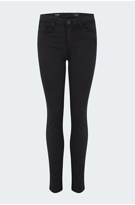prima ankle jean in black sateen