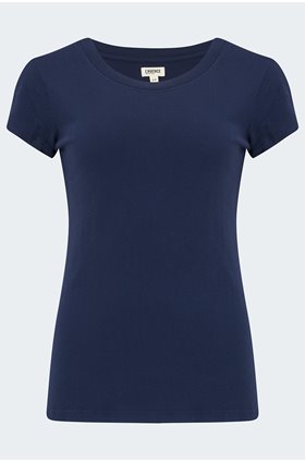 corey scoop tee in navy