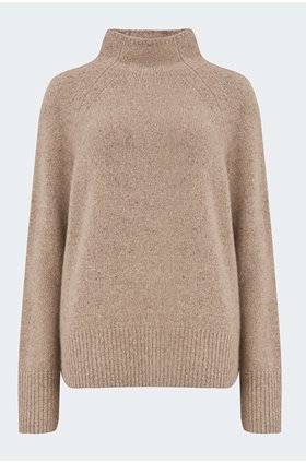 donegal turtleneck in camel