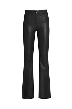 beverly vegan leather trousers in black