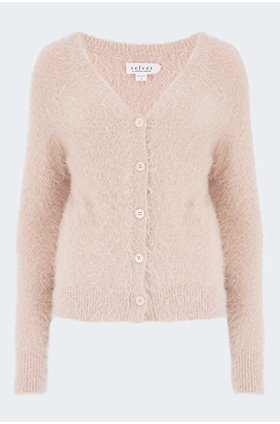 elle cardigan in blush