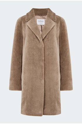 trishelle coat in mink
