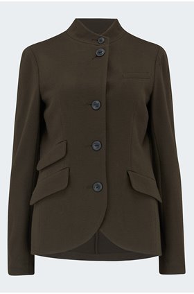 slade blazer in army green