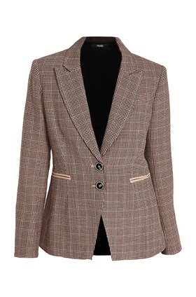 chelsea blazer in plaid