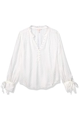 cheetah jacquard top in snow