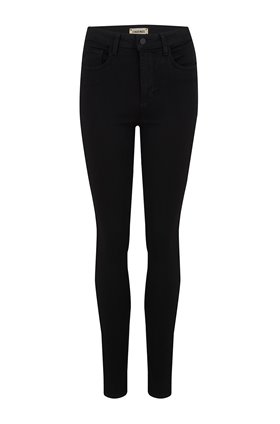 marguerite high rise skinny jean in noir