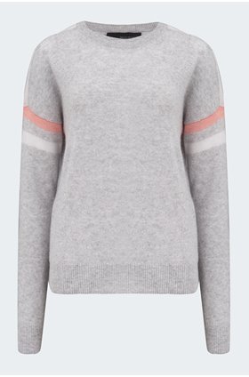 claire jumper in dove nectarine alabaster