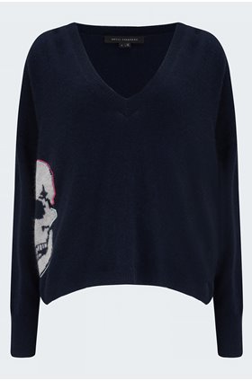alloy jumper in navy multi