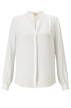 L'AGENCE Bianca Blouse in Ivory
