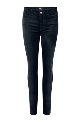 Paige Hoxton Ultra Skinny Jean in Midnight Slate Velvet
