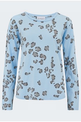 leopard t shirt in sky