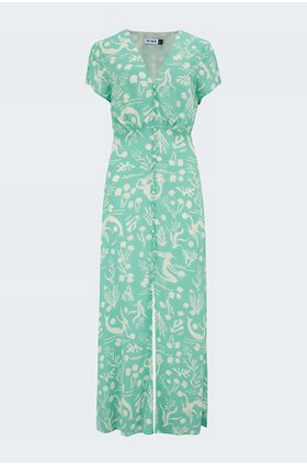 aspen dress in sea life dusk mint cream