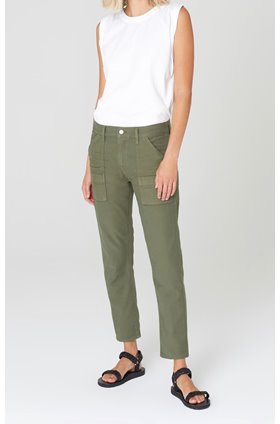 leah crop cargo in fatigue
