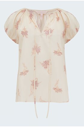 nora floral blouse