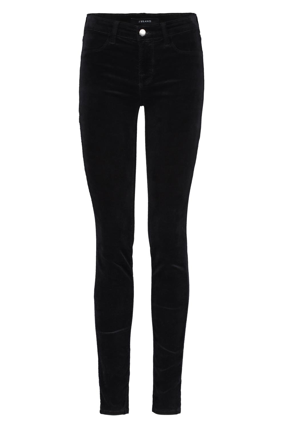 j brand black velvet jeans