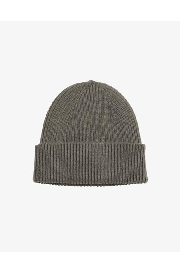 Colorful Standard Beanie Hat In Dusty Olive