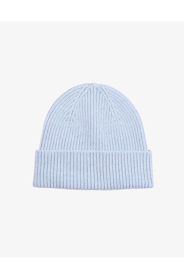 Colorful Standard Beanie Hat In Polar Blue