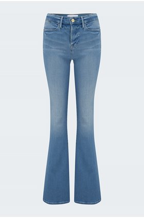 le high flare jean in tropic