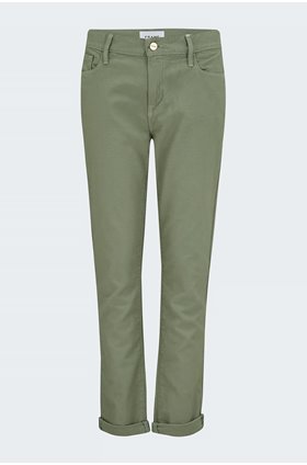 le garcon boyfriend jean in washed military