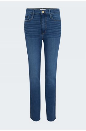 le sylvie straight jean in decades blue