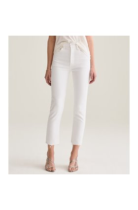 riley straight cropped jean in blurred