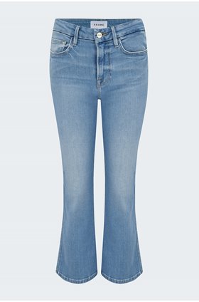 le crop mini boot in double needle tropic