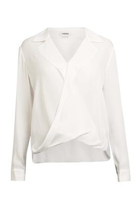 rita blouse in ivory