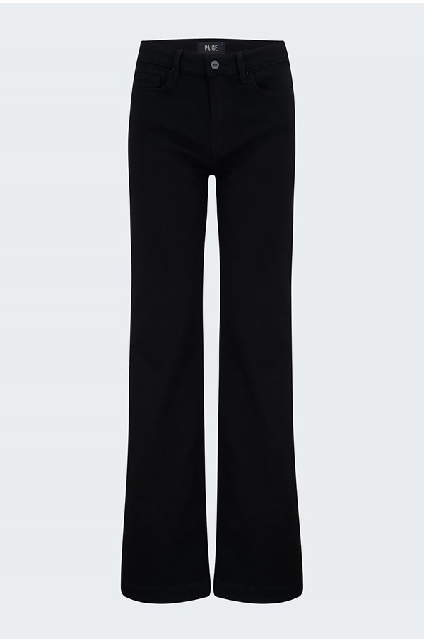 Paige - Leenah Wide Jean In Black Shadow