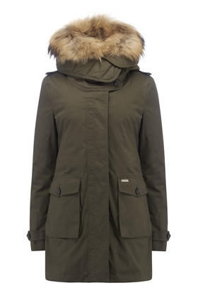 scarlett eskimo 3-in--1 parka coat in olive
