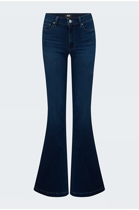 genevieve flared jean in model