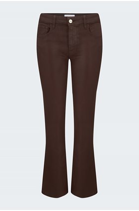 le crop mini boot in mahogany