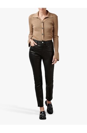 le sylvie in coated noir