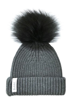 Bobbl Classic Merino Hat in Charcoal