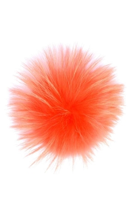 Bobbl Big Fur Pom Pom in Coral