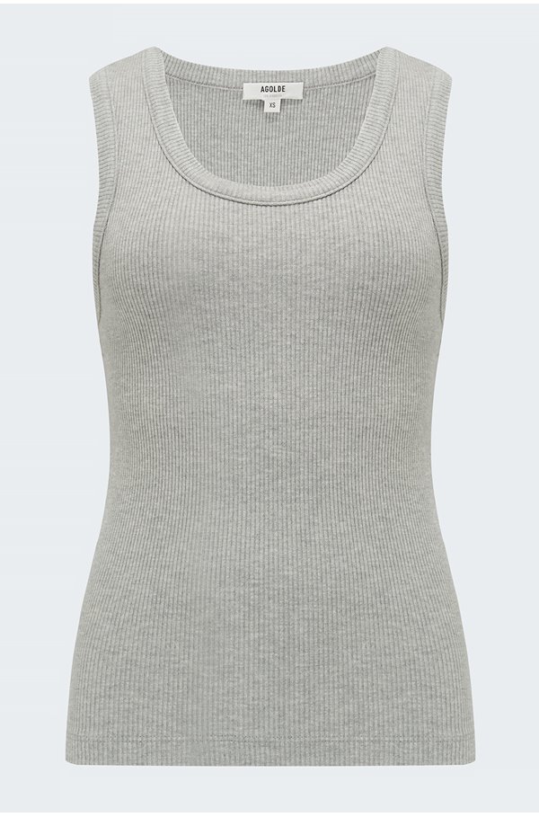 Agolde - Poppy Tank In Grey Heather