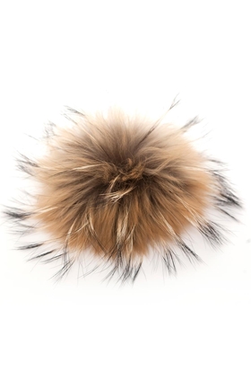 Bobbl Big Fur Pom Pom in Natural