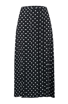 Rixo Georgia Pearl Spot Print Skirt