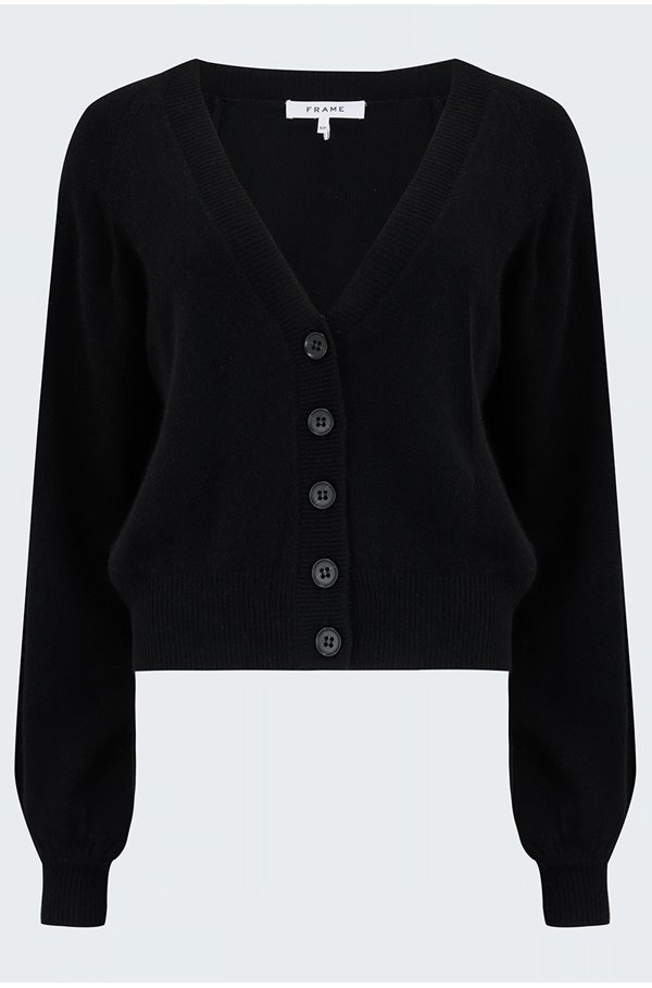 Linked Cardigan In Noir