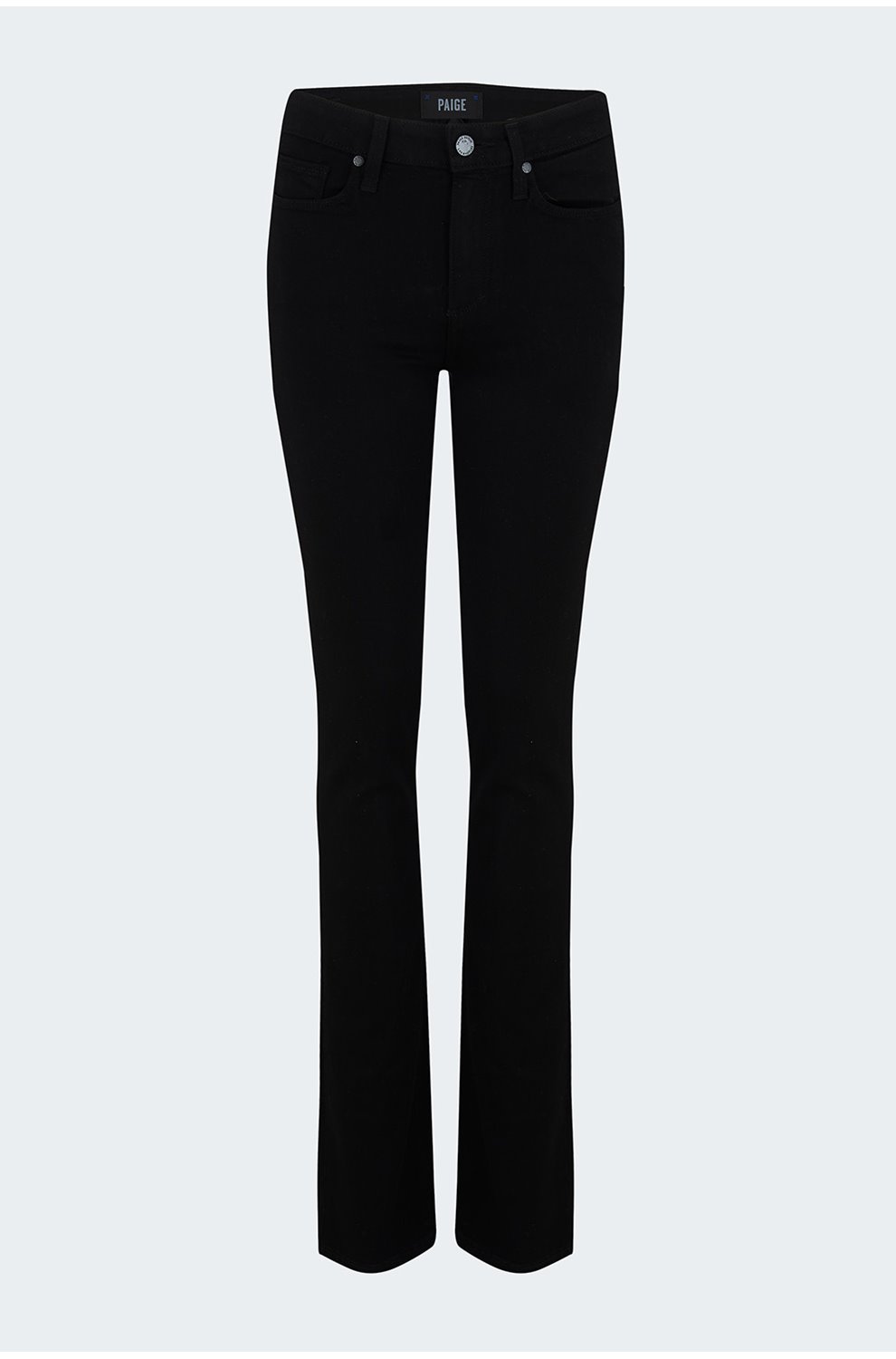 black straight leg jean