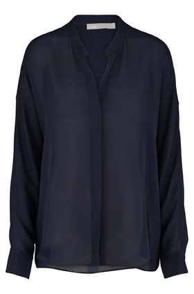 Vince Double Front Blouse in Coastal