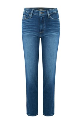 Paige Hoxton Straight Ankle Jean in Braelynn