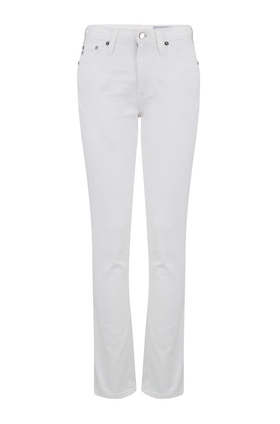 AG Jeans Mari Straight Leg Jean in 1 Year Tonal White