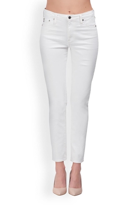 AG Jeans Mari Straight Leg Jean in 1 Year Tonal White